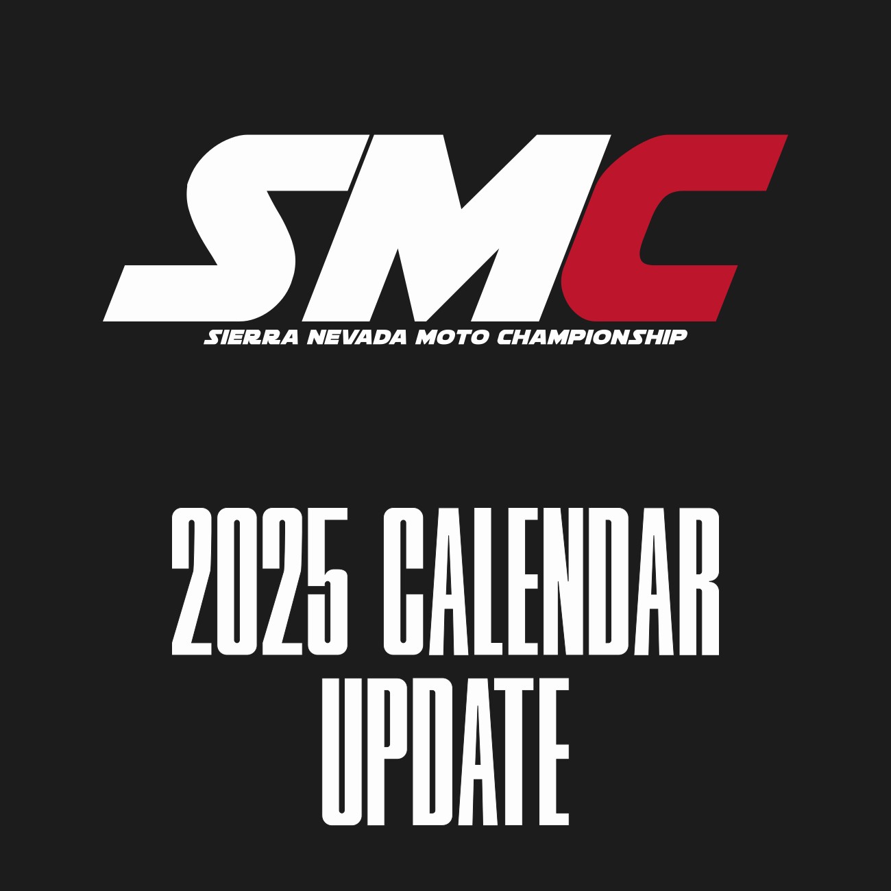 2025 Calendar Update!