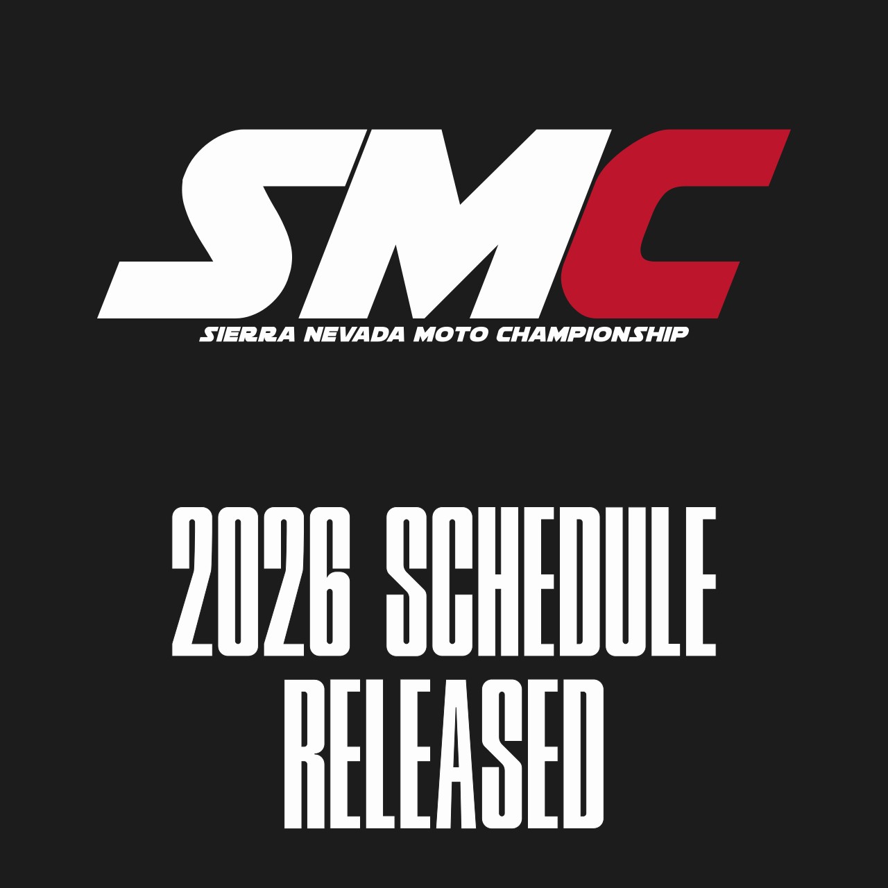 2026 Season Schedule Released!