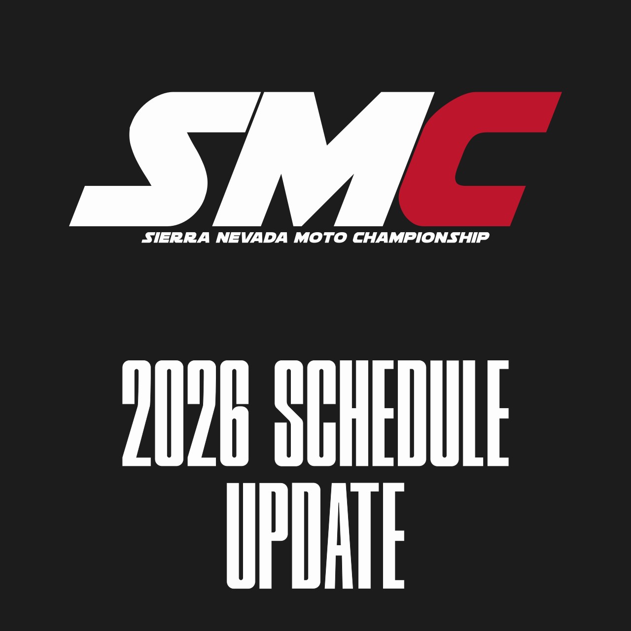 2026 Schedule Update and Championship Registration!