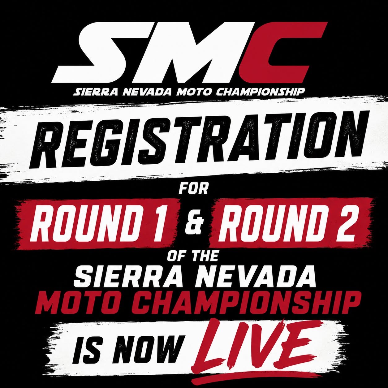 Round 1 & 2 Registration Now Live